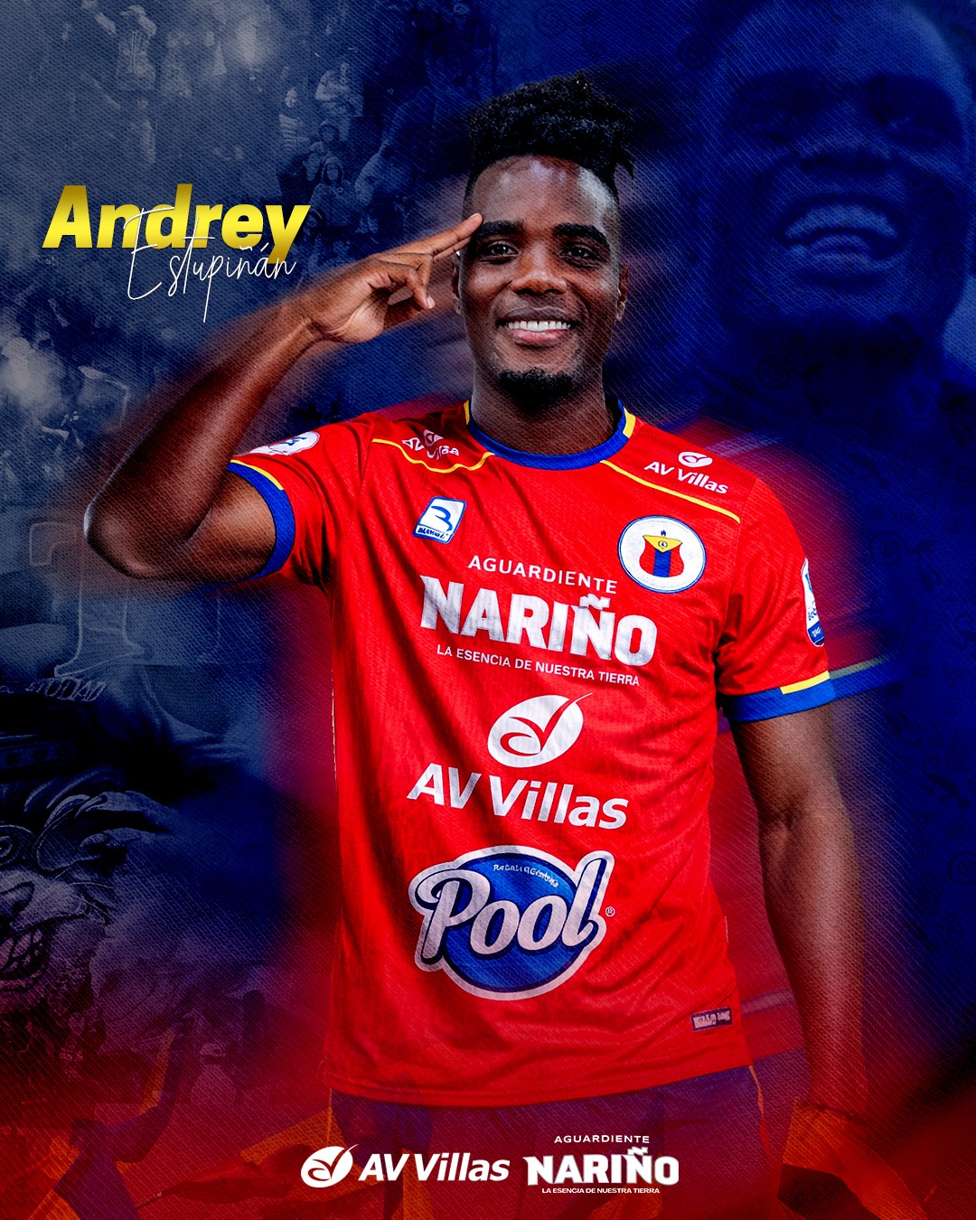 Andrey Estupiñán, talento nariñense que regresa al Volcánico