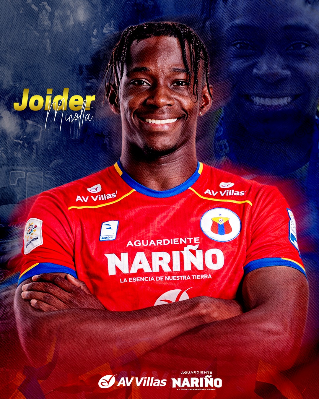 Joider Micolta, nuevo extremo ofensivo volcánico