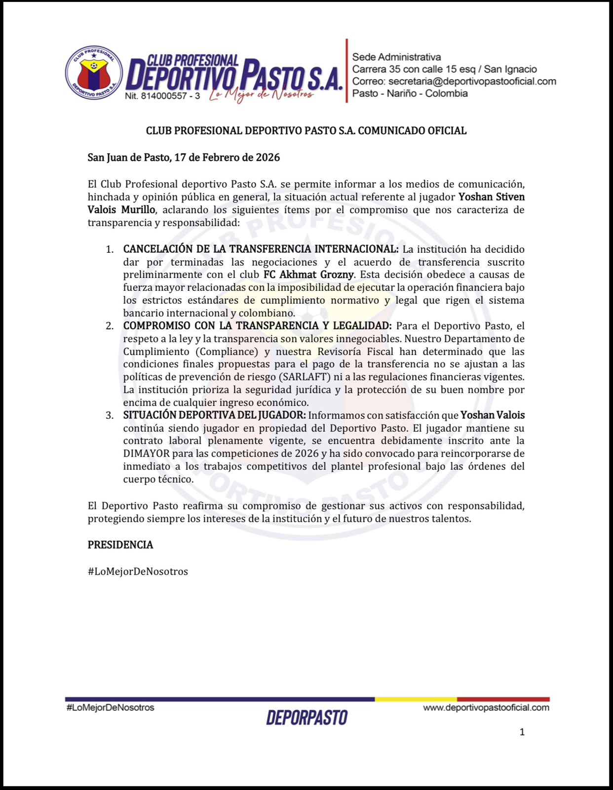 Última hora | Actualización