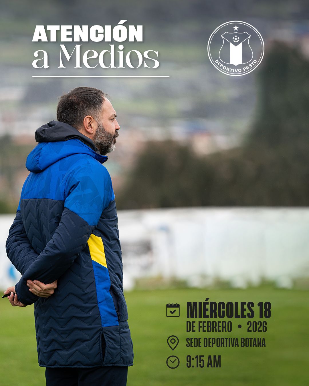 Atención a medios del Deportivo Pasto