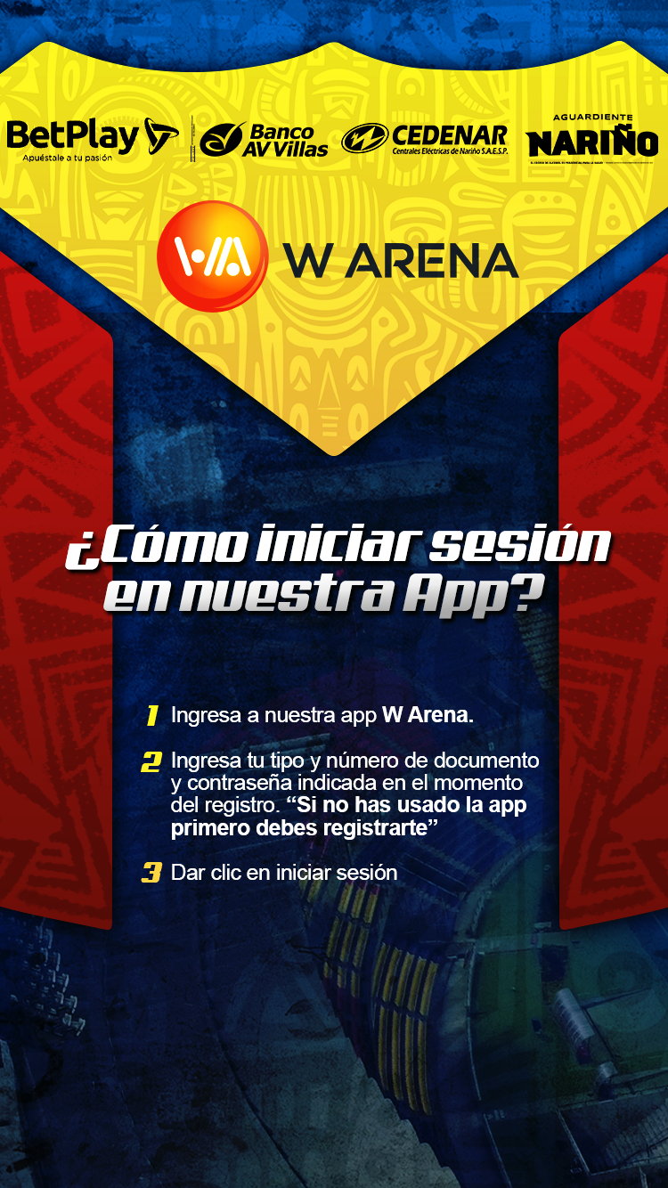 CÓMO INICIAR SESION EN NUESTRA APP h